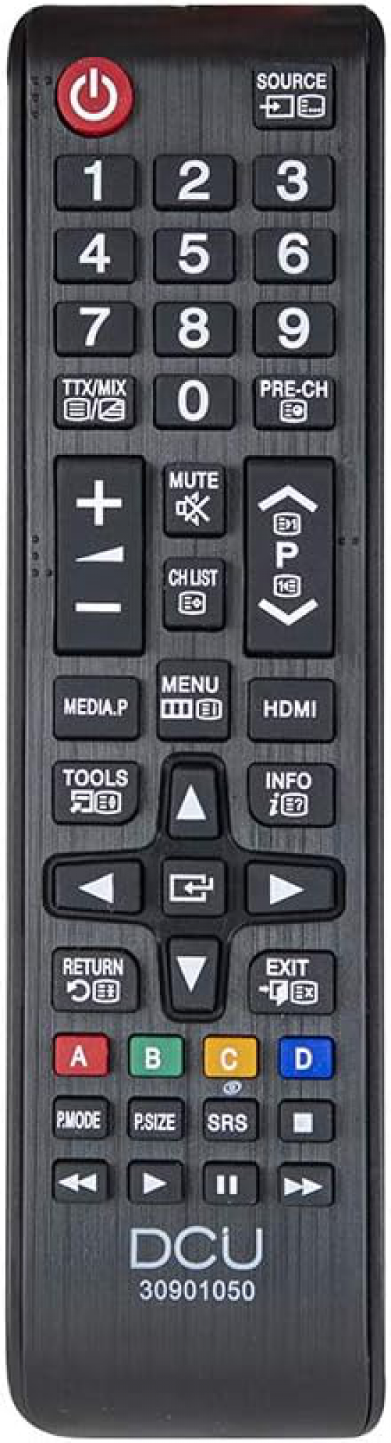 Mando a distancia para televisor Dcu para Samsung